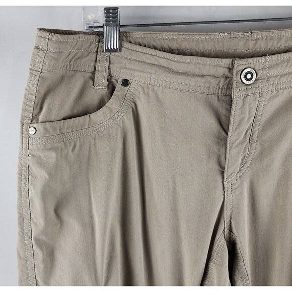 KUHL Pants Womens 14 Reg Beige Splash Roll Up Cargo Pants (36x31) 6065 - Picture 3 of 12